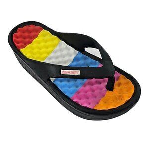 Sport Brand Platform Thong Flip Flops